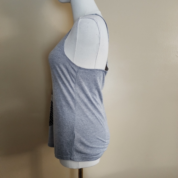 Grey and Black Geometric Tank Top, Women's Small - Picture 7 of 12